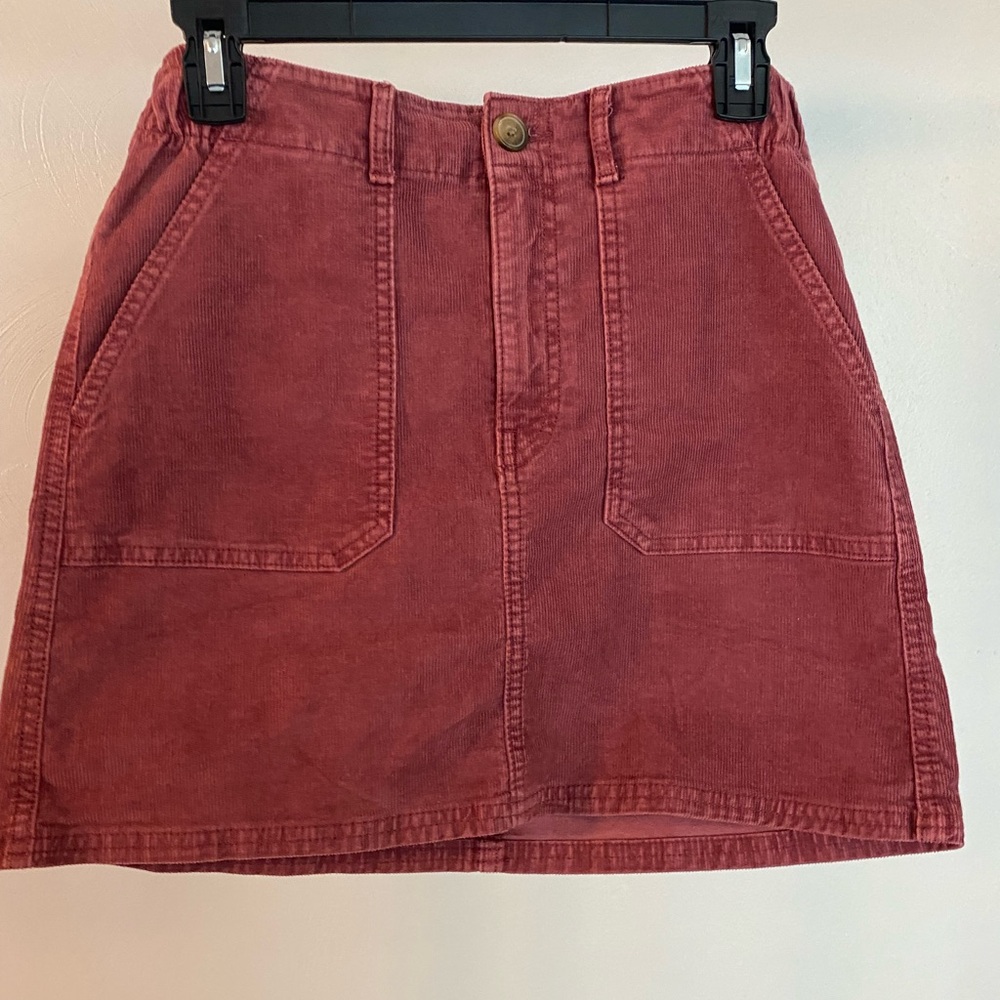 American Eagle Corduroy Mini Skirt